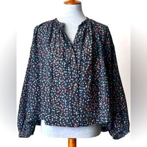 Doen paisley blouse in Night Songbird